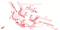 GUIDON   TE DE FOURCHE pour Honda GL 1800 GOLD WING de 2018