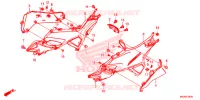 COUVERCLES LATERAUX pour Honda NC 700 X de 2017