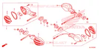 CLIGNOTANT pour Honda CBR 600 RR RED de 2017
