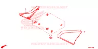 COUVERCLES LATERAUX pour Honda REBEL 300 ABS de 2017
