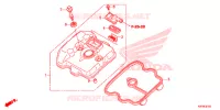 COUVRE CULASSE pour Honda REBEL 300 ABS de 2017
