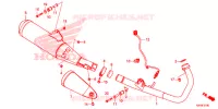 SILENCIEUX D'ECHAPPEMENT pour Honda REBEL 300 ABS de 2017