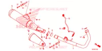 SILENCIEUX D'ECHAPPEMENT pour Honda REBEL 300 ABS de 2018
