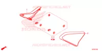 COUVERCLES LATERAUX pour Honda REBEL 300 de 2018