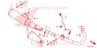 SILENCIEUX D'ECHAPPEMENT pour Honda REBEL 300 de 2018