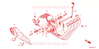 SILENCIEUX D'ECHAPPEMENT pour Honda CB 650 F de 2018