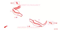 PROTEGES MAINS pour Honda AFRICA TWIN CRF 1000 DCT WHITE de 2016