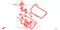 COUVRE CULASSE pour Honda AFRICA TWIN CRF 1000 DCT SILVER de 2016