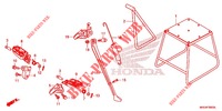 REPOSE PIED   BEQUILLE pour Honda CRF 450 RX ENDURO de 2018