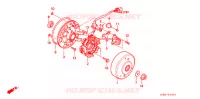 ALTERNATEUR (2) pour Honda MONKEY 50 de 1993