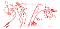 COMMODO   LEVIER   CABLE   POIGNEE (2) pour Honda MONKEY 50 de 1993