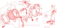 PHARE (2) pour Honda MONKEY 50 de 1993