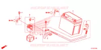 BATTERIE pour Honda CBR 125 BLACK de 2017