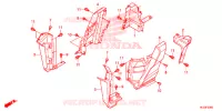 COUVERCLES LATERAUX pour Honda PIONEER 700 M4 RED de 2018