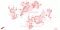 COUVERCLES LATERAUX pour Honda PIONEER 700 M2 RED de 2017
