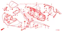 GUIDON   CARENAGE pour Honda SH 125 D 2ED de 2017