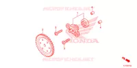 POMPE A HUILE pour Honda SH 125 D 2ED de 2017