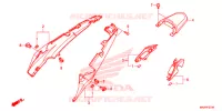 COUVERCLES LATERAUX pour Honda NC 750 POLICE de 2017