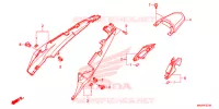 COUVERCLES LATERAUX pour Honda NC 750 POLICE de 2017