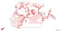 PHARE pour Honda NC 750 POLICE de 2017