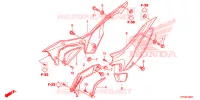 COUVERCLES LATERAUX pour Honda CRF 110 de 2018