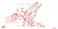 CADRE pour Honda CRF 110 de 2018