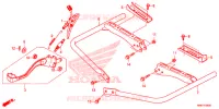 PEDALE   REPOSE PIED pour Honda FOURTRAX 500 RUBICON AT DCT EPS de 2018