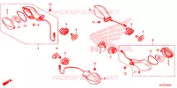 CLIGNOTANT pour Honda CTX 700 N DCT ABS de 2018