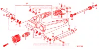 BRAS OSCILLANT pour Honda VT 1300 FURY ABS de 2010