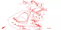 SELLE pour Honda VT 1300 FURY ABS de 2010