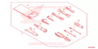 OUTIL pour Honda VT 1300 C FURY RED de 2018
