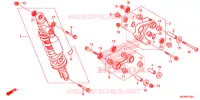 AMORTISSEUR ARRIERE pour Honda XR 650 L de 2018