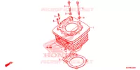 CYLINDRE pour Honda XR 650 L de 2018