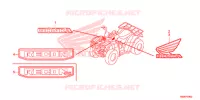 AUTOCOLLANTS pour Honda TRX 250 FOURTRAX RECON Standard de 2018