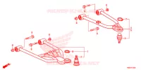TRIANGLES AVANT pour Honda TRX 250 FOURTRAX RECON Standard de 2018