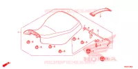 SELLE pour Honda TRX 250 FOURTRAX RECON Standard de 2021