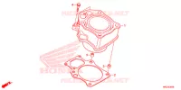 CYLINDRE pour Honda FOURTRAX 420 RANCHER 4X4 DCT EPS de 2018