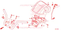 GUIDON pour Honda FOURTRAX 420 RANCHER 4X4 DCT EPS de 2018