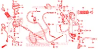 LEVIER DE GUIDON   CABLE   COMMODO pour Honda FOURTRAX 420 RANCHER 4X4 ES de 2018