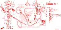 COMMODO   LEVIER   CABLE pour Honda FOURTRAX 500 RUBICON IRS EPS de 2018