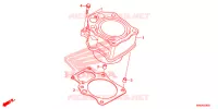 CYLINDRE pour Honda FOURTRAX 500 RUBICON IRS EPS de 2018
