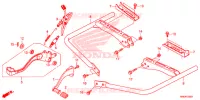 PEDALE   REPOSE PIED pour Honda FOURTRAX 500 RUBICON IRS EPS de 2018