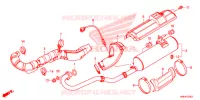 SILENCIEUX D'ECHAPPEMENT pour Honda FOURTRAX 500 RUBICON IRS EPS de 2018