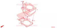 CYLINDRE pour Honda FOURTRAX 500 RUBICON IRS EPS de 2018