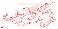 SILENCIEUX D'ECHAPPEMENT pour Honda FOURTRAX 500 RUBICON IRS EPS de 2018