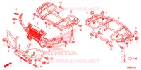 SUPPORT pour Honda FOURTRAX 500 RUBICON IRS EPS de 2018
