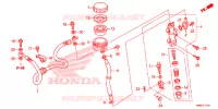 MAITRE CYLINDRE DE FREIN ARRIERE pour Honda FOURTRAX 680 RINCON CAMO de 2018