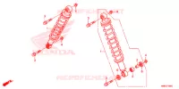 AMORTISSEUR AVANT pour Honda FOURTRAX 680 RINCON RED de 2018
