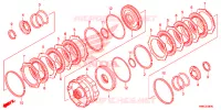 EMBRAYAGE (2 3) pour Honda FOURTRAX 680 RINCON RED de 2018
