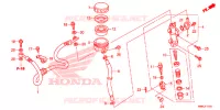 MAITRE CYLINDRE DE FREIN ARRIERE pour Honda FOURTRAX 680 RINCON RED de 2018